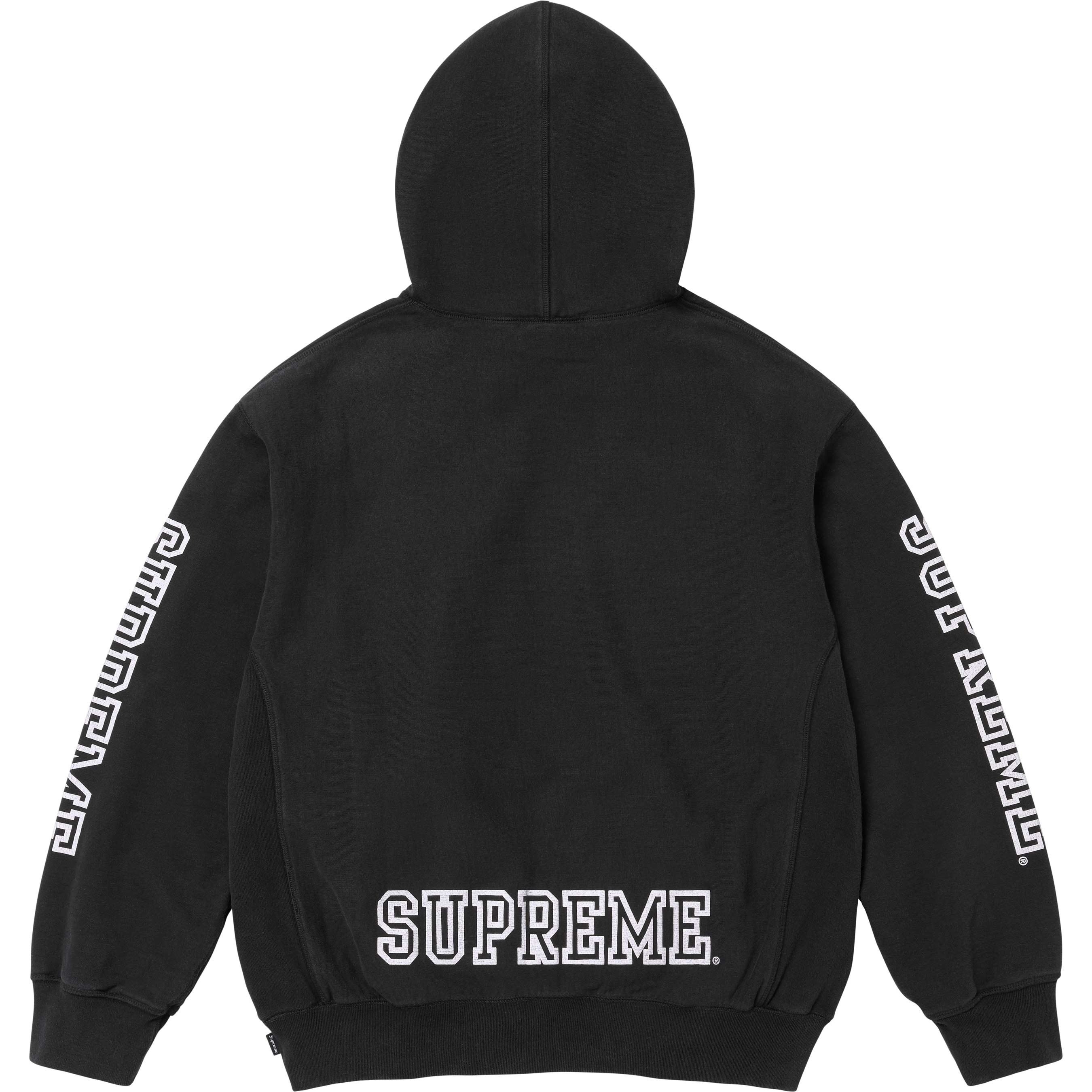 Collegiate Sleeve Hooded Sweatshirt view 3